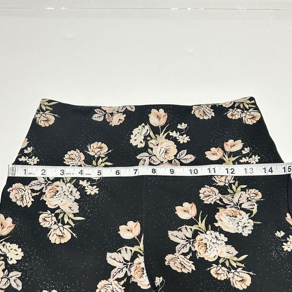 Free‎ People Movement Floral Dark Leggings Womens Small Floral Workout Athletic - Picture 4 of 7